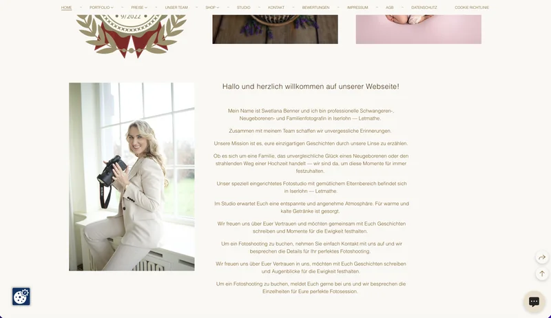 JS Photography - Alte Leistungsseite